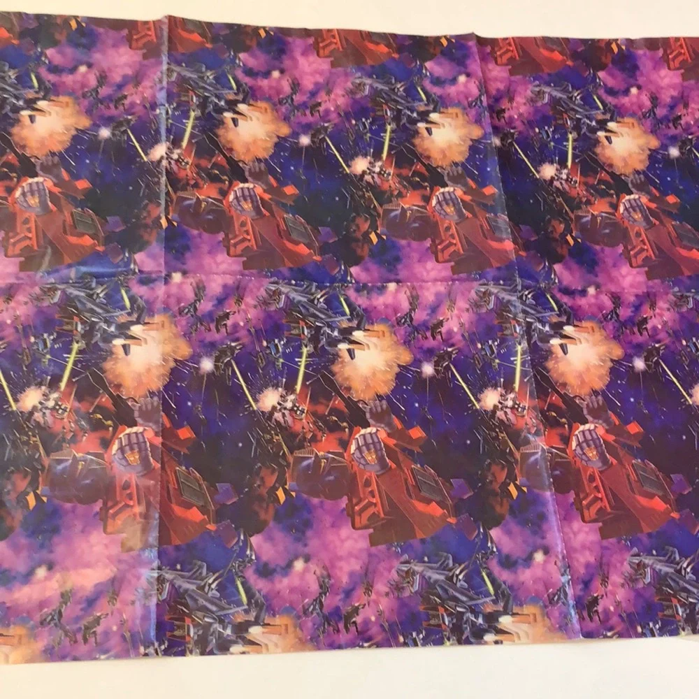 Transformers Wrapping Paper 1984 Optimus Prime in Package Vintage Transformer